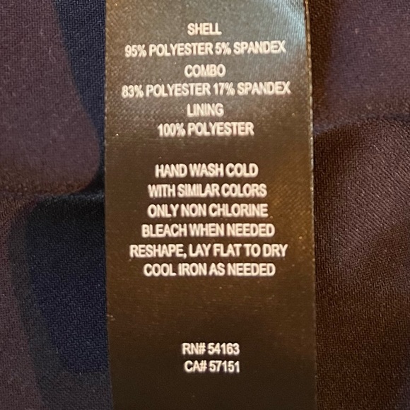 Jessica Howard Plus Size Navy Dress - Picture 7 of 9